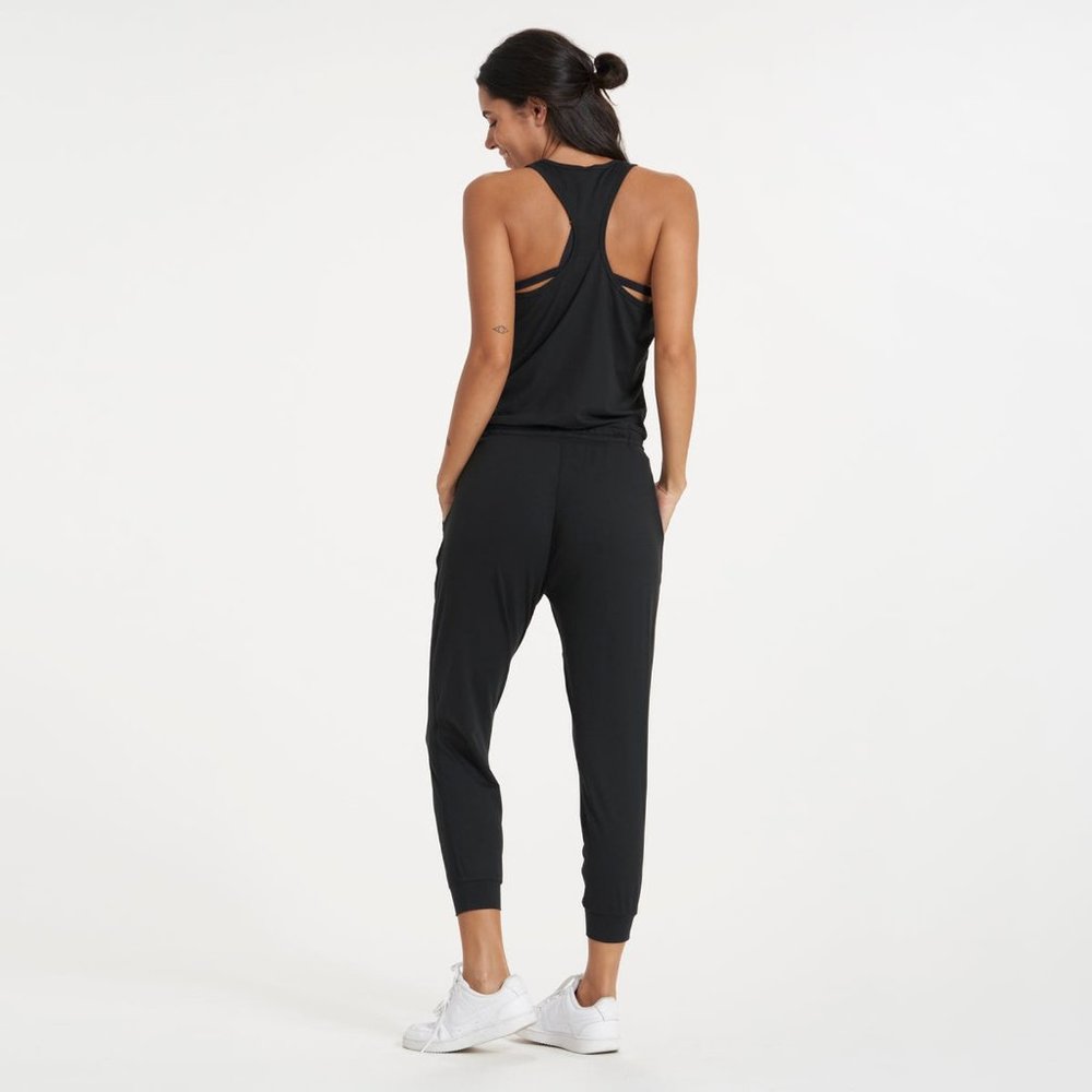 Vuori Lux Black Jumpsuit Medium